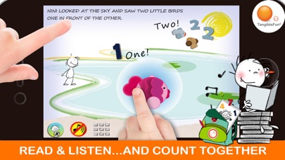 Tangkapan layar Nini learns to count Italian