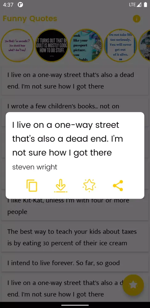 Screenshot di Funny Quotes