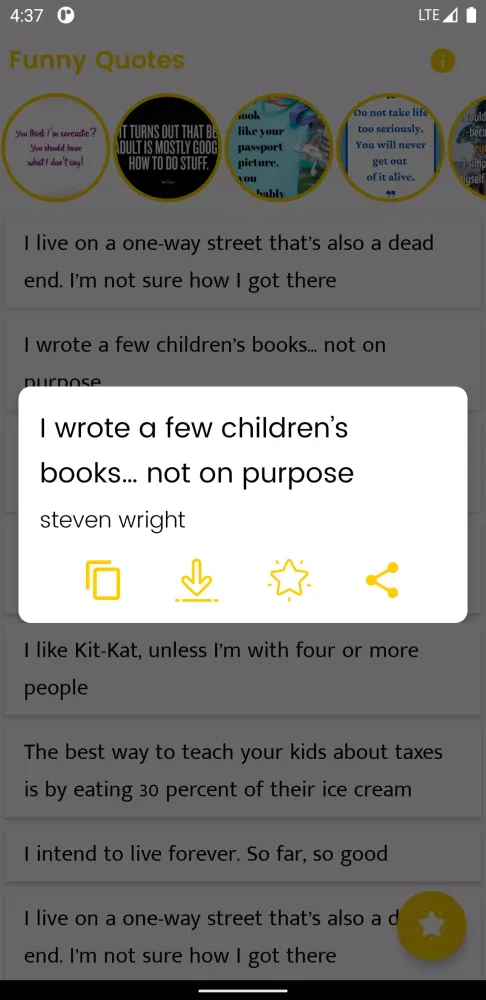 Screenshot di Funny Quotes