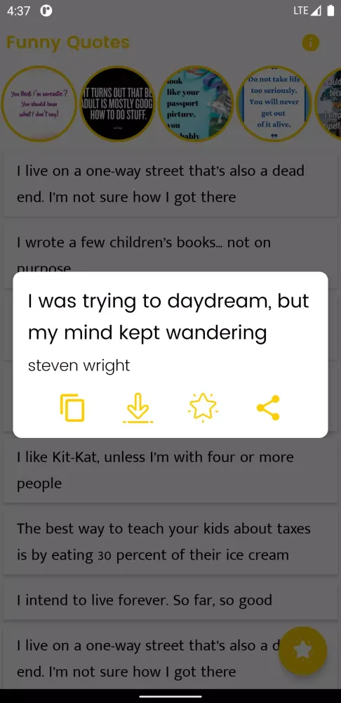 Screenshot di Funny Quotes