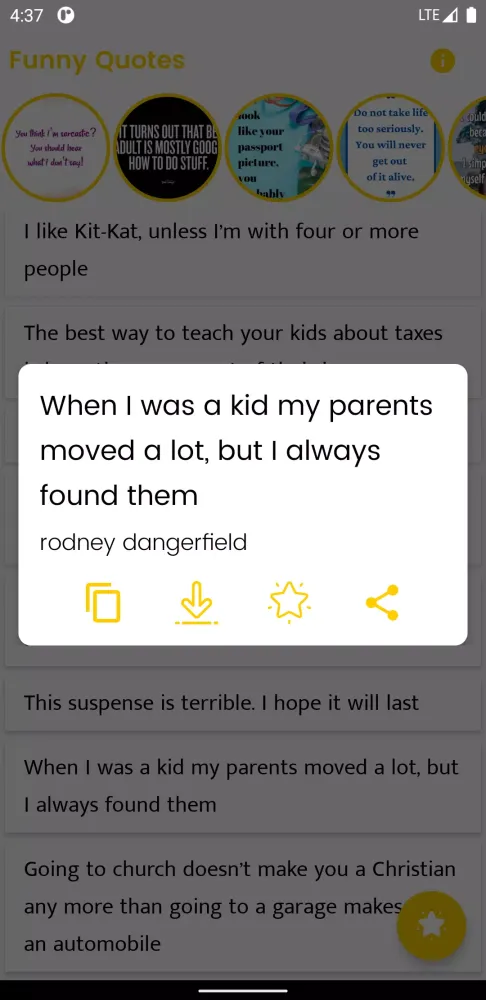 Screenshot di Funny Quotes
