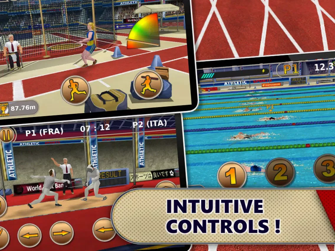 Athletics: Summer Sports HD iPad  Screenshots