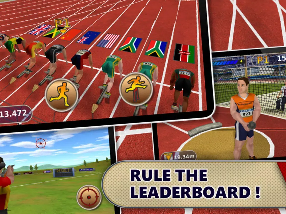 Athletics: Summer Sports HD iPad  Screenshots