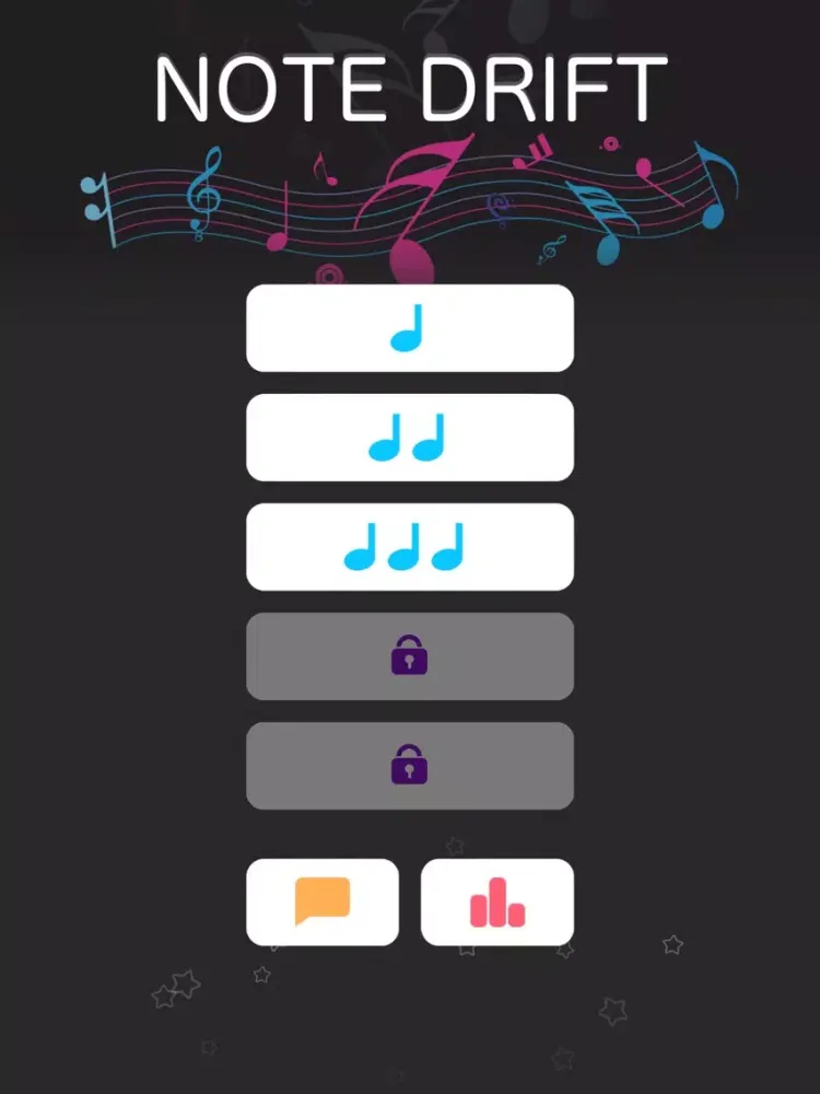 Note Drift iPad  스크린샷