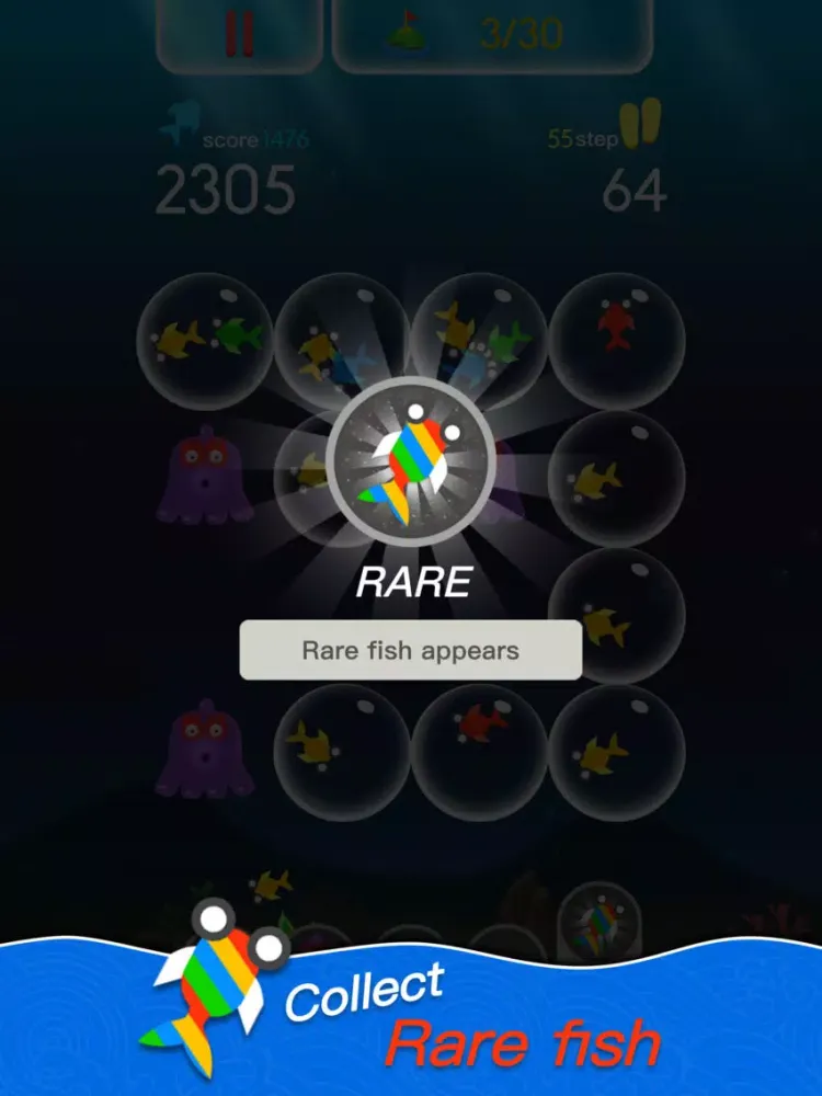 pop fish: seabed escape iPad  سکرین شاٹس
