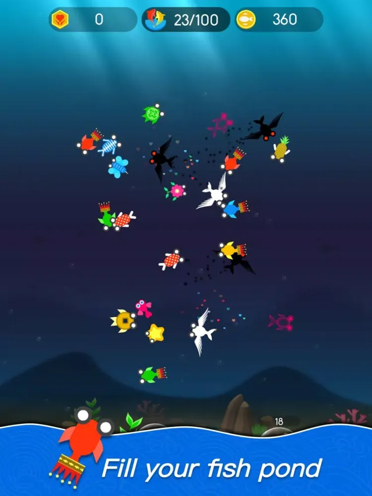 pop fish: seabed escape iPad  سکرین شاٹس