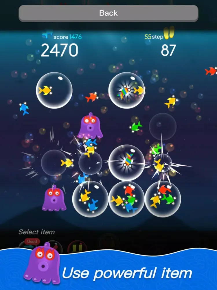 pop fish: seabed escape iPad  سکرین شاٹس