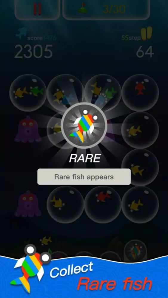 pop fish: seabed escape سکرین شاٹس