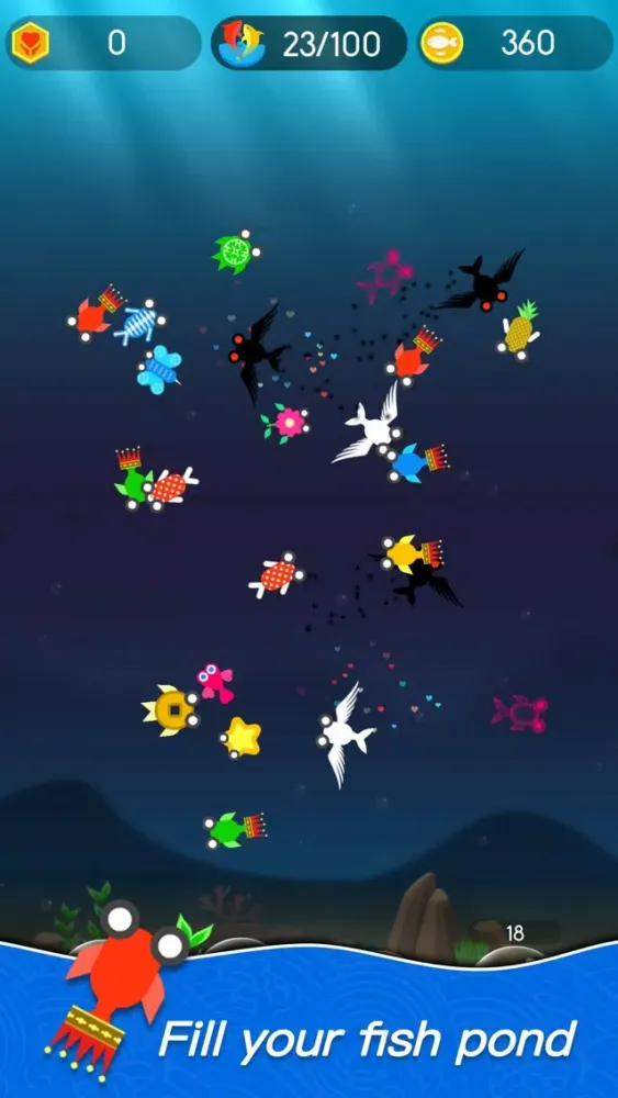 pop fish: seabed escape سکرین شاٹس