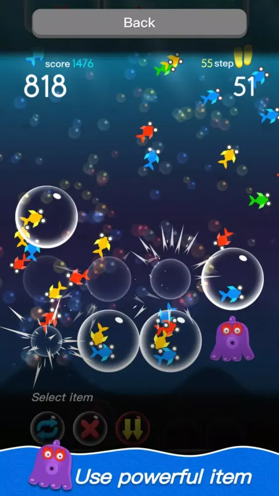 pop fish: seabed escape سکرین شاٹس