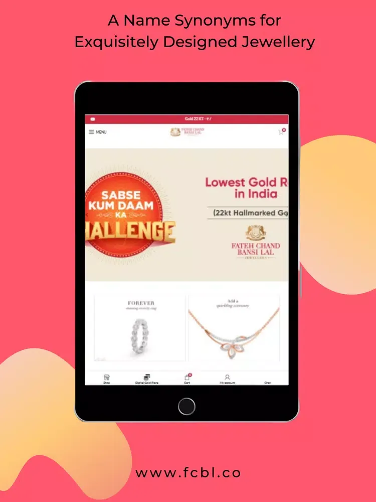 Screenshot di FCBL Jewellers iPad 
