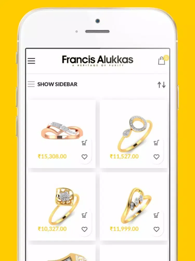Capturas de tela do Francis Alukkas App iPad 