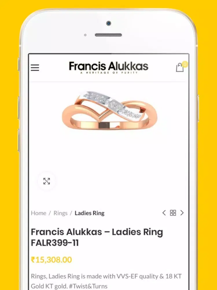 Capturas de tela do Francis Alukkas App iPad 