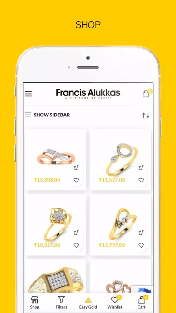 Capturas de tela do Francis Alukkas App
