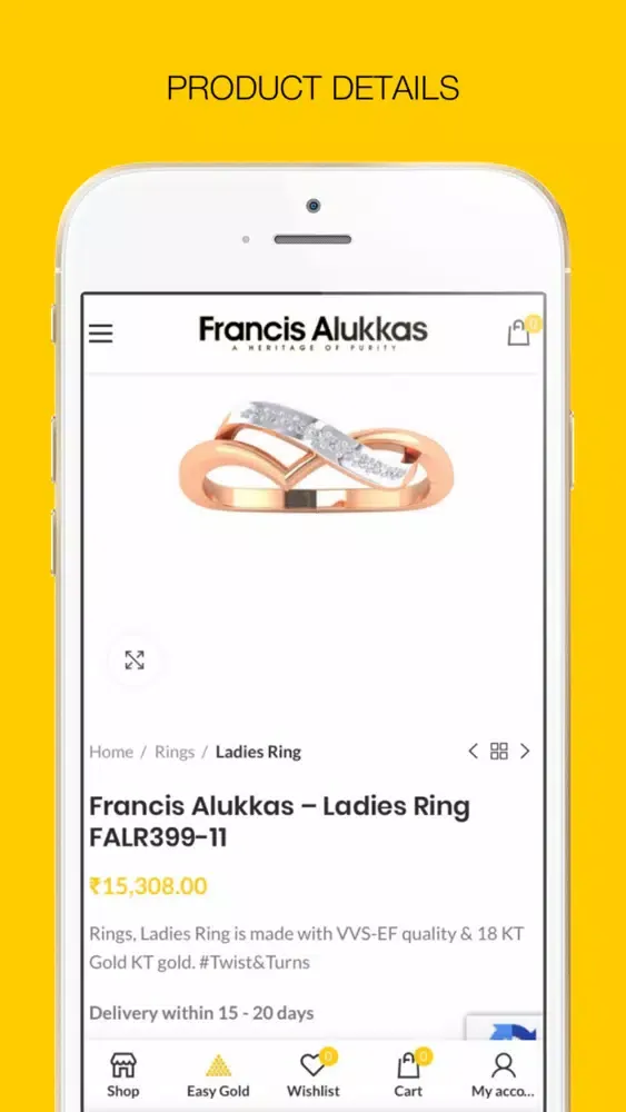 Capturas de tela do Francis Alukkas App