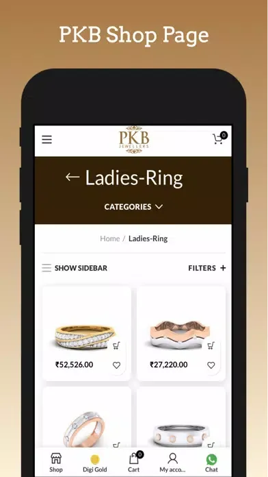 PKB Jewellers Ekran Görüntüleri
