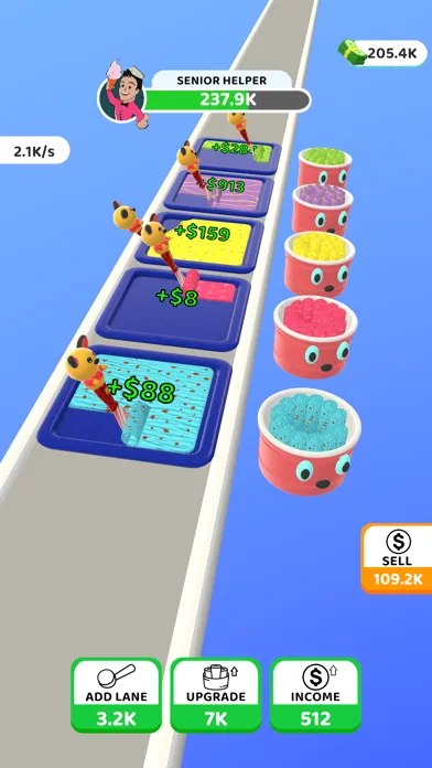 Captures d'écran de IceCream Clicker 3D