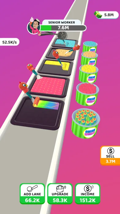 Captures d'écran de IceCream Clicker 3D