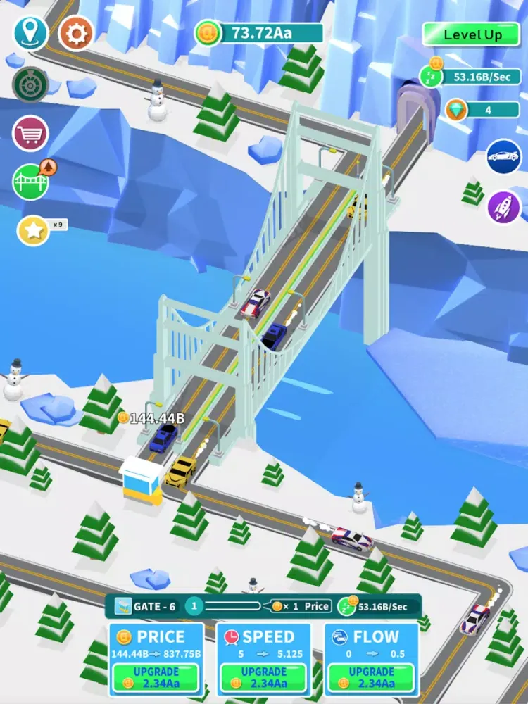 Capturas de tela do Idle Bridge Tycoon iPad 