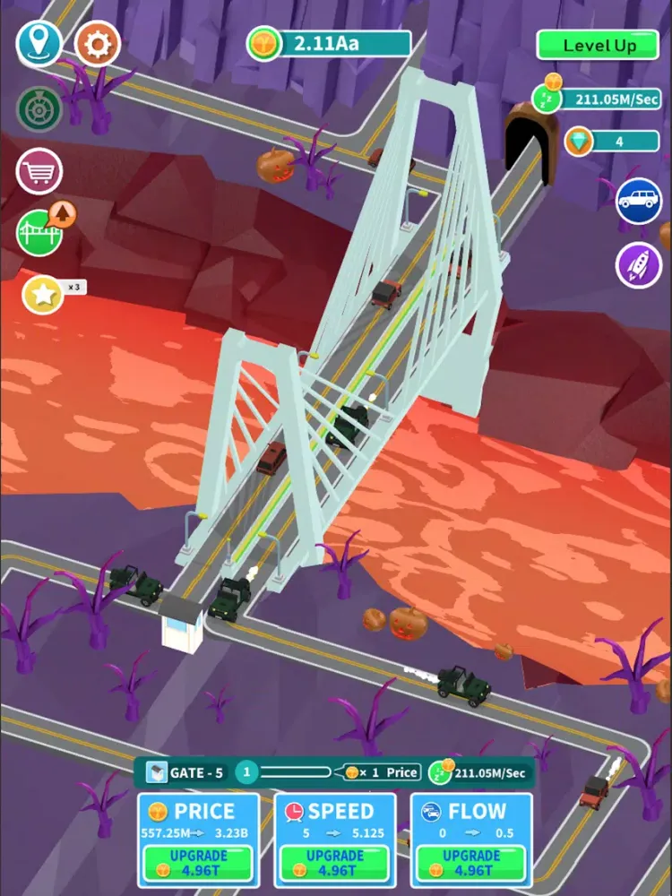 Capturas de tela do Idle Bridge Tycoon iPad 