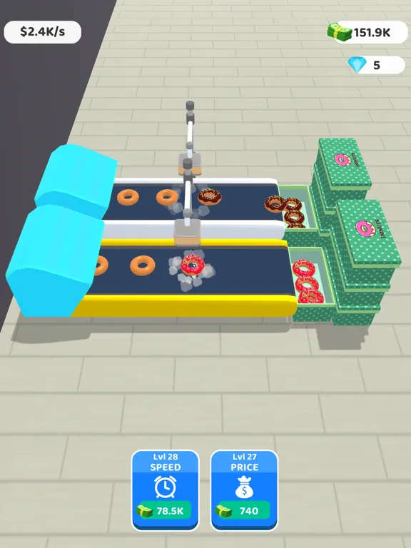 صور Donut Factory 3D iPad 