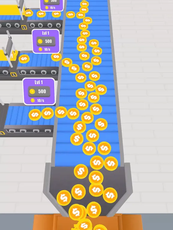 Capturas de tela do Idle Gold Factory iPad 