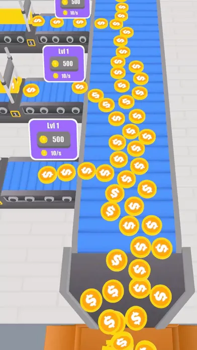 Capturas de tela do Idle Gold Factory