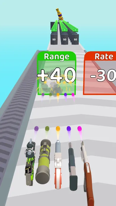 Tangkapan layar Weapon Card Run