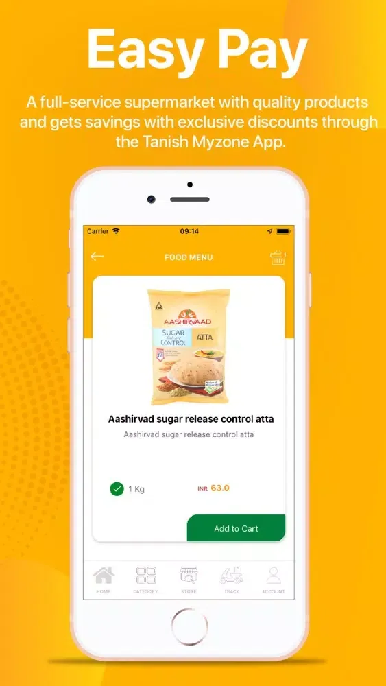 Capturas de pantalla de Tanish MyZone -Online Grocery
