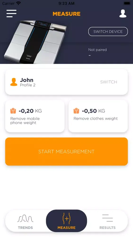 My TANITA – Healthcare App Screenshots