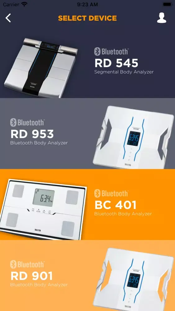 My TANITA – Healthcare App Screenshots