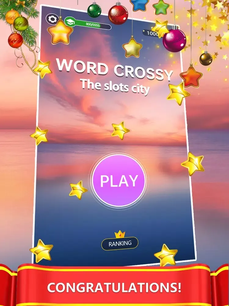 Word Scapes-The Slots City iPad  Screenshots