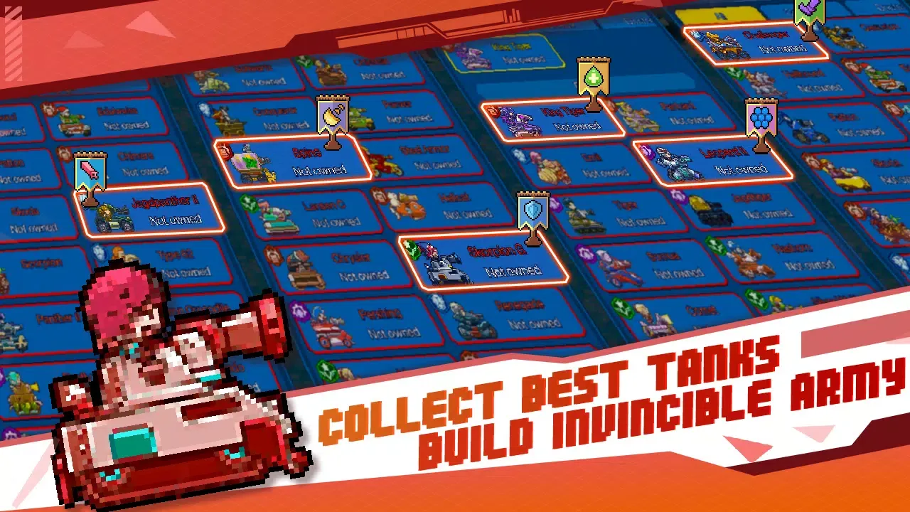 ภาพหน้าจอของ Idle Mini Tanks: Pocket War