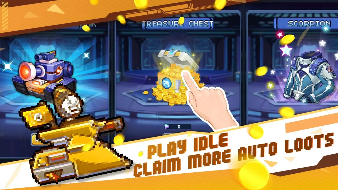 ภาพหน้าจอของ Idle Mini Tanks: Pocket War