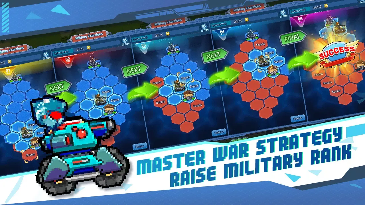 ภาพหน้าจอของ Idle Mini Tanks: Pocket War