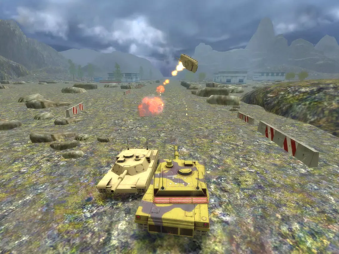 Tanks Fighting Shooting Game For Free Military World War Domination iPad 应用截图