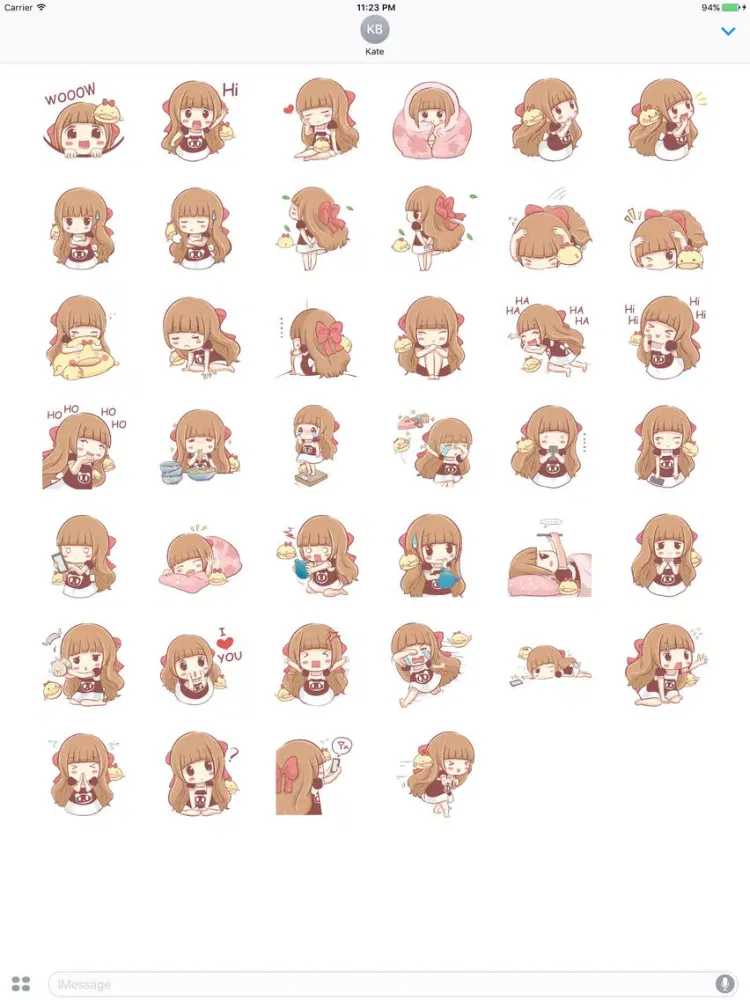 Ảnh chụp màn hình của Amie The Cutie Girl Expression 2 iPad 