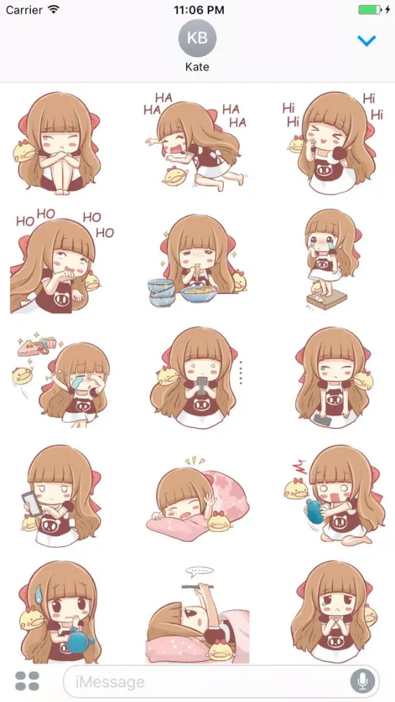 Ảnh chụp màn hình của Amie The Cutie Girl Expression 2