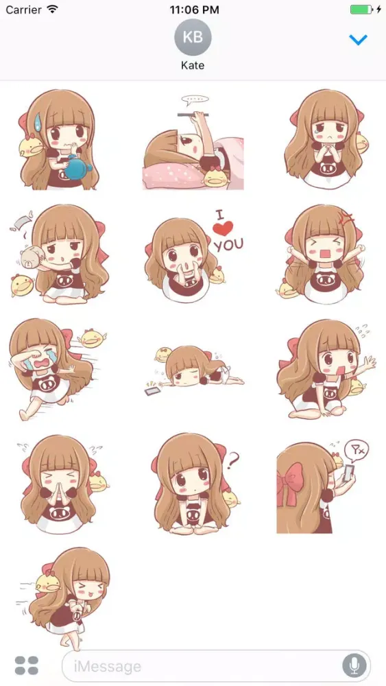 Ảnh chụp màn hình của Amie The Cutie Girl Expression 2