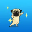 Animated The Funny Pug Expression Stickers Animated The Funny Pug Expression Stickers