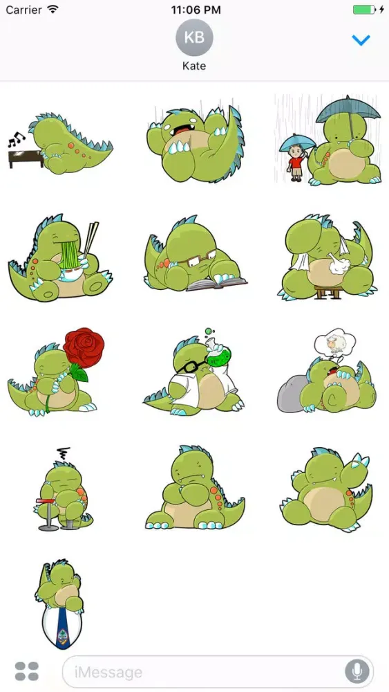 Babyzilla Sticker Screenshots