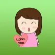 Chiaki The Cute Girl English Sticker Chiaki The Cute Girl English Sticker