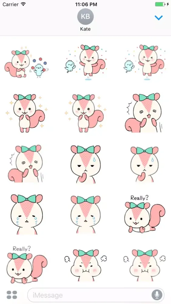 Chip And Pi Love Couple English Sticker Screenshots