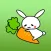 Couple Bunny In Love Sticker