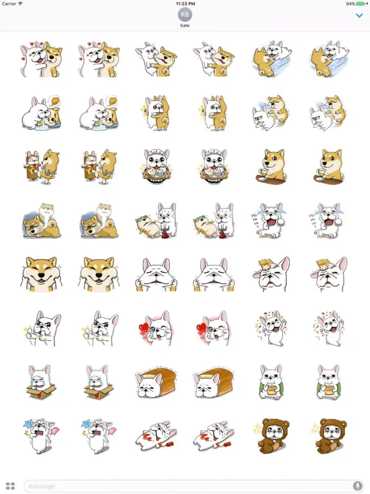ภาพหน้าจอของ Couple Dog In Love iPad 