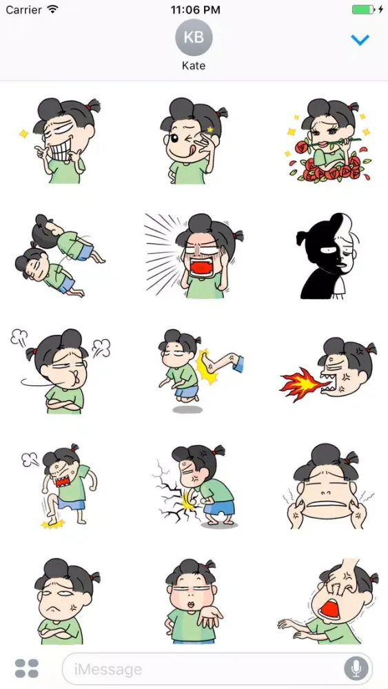 Capturas de tela do Crazy Cartoon Sticker 2