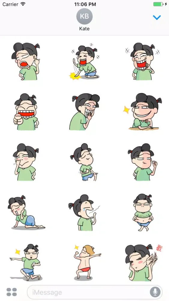 Capturas de tela do Crazy Cartoon Sticker 2