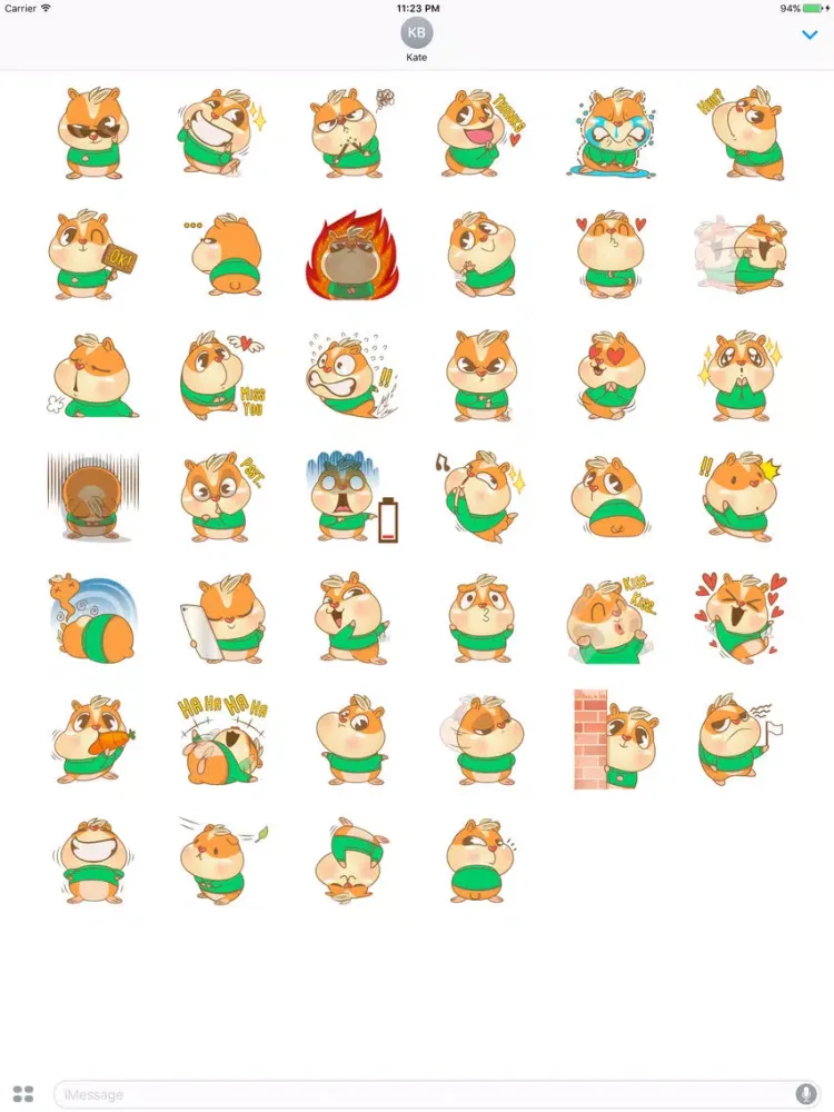 Denley The Cutie Hamster iPad  स्क्रीनशॉट