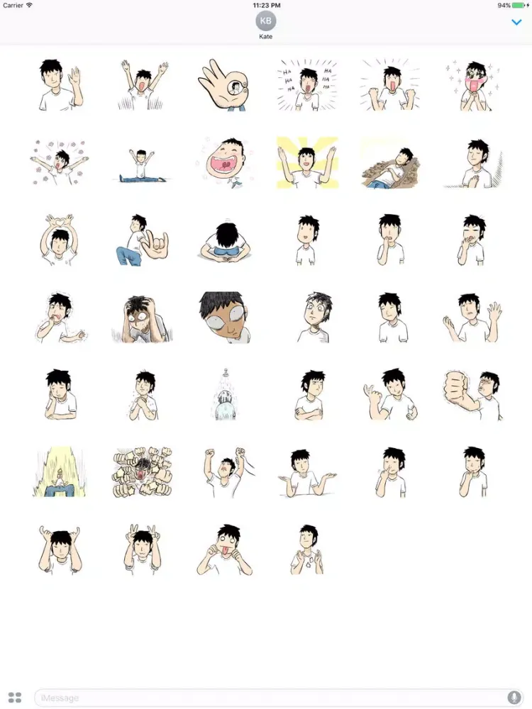 Скриншоты FA Student Boy Sticker iPad 