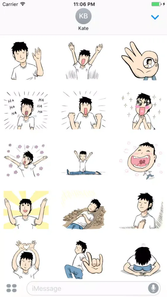 Скриншоты FA Student Boy Sticker